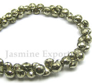 Faceted Pyrite Beads Wholesale